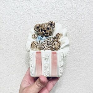 Vintage Otagiri Music Box "Let me Be Your Teddy Bear" Adorable trinket